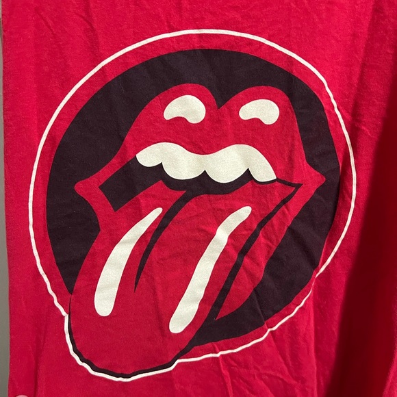 Rolling Stones zip code red racer back tank top XL band shirt music - Picture 2 of 5
